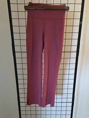 Athleta Wide-Leg High-Rise Pants in Mauve Size SP